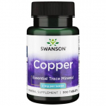 Swanson Copper, 2mg - 300 tabletti