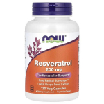 NOW Foods Resveratrool, 200 mg - 120 kapslit