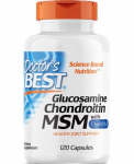 Doctor's Best gl&uuml;kosamiini ja kondroitiiniga MSM koos OptiMSM-iga - 120 kapslit