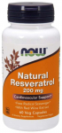 NOW FOODS looduslik resveratrool 200 mg (60 kapslit)