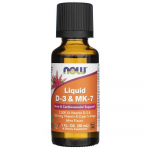 Now Foods Liquid D-3 ja MK-7 - 30 ml