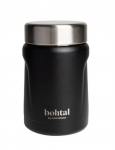 SmartShake Bohtal isoleeritud toidupurk, must - 550 ml.