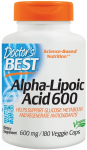 Doctor's Best alfa-lipoehape, 600 mg - 180 kapslit