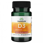 Swansoni D3-vitamiin 4000 R&Uuml; (100 mcg) - 90 kapslit
