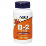 NOW FOODS Vitamiin B2 - riboflaviin 100 mg (100 kapslit).