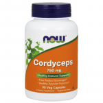 NOW FOODS Cordyceps 750 mg (90 kapslit)