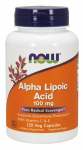 NOW Foods Alfa-lipoehape C- ja E-vitamiinidega, 100 mg - 120 kapslit