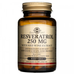 Solgar Resveratrol 250 mg punase veini ekstraktiga - 30 pehmet kapslit