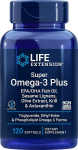 ELU PIKENDAMINE Super Omega-3 Plus EPA/DHA seesami lignaanide, oliiviekstrakti, krilli&otilde;li ja astaksantiiniga (120 kapslit).
