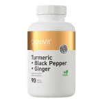 OstroVit Kurkum + Must Pipar + Ingver, 90 tabletti