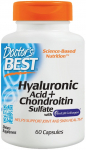Doctor's Best h&uuml;aluroonhape + kondroitiinsulfaat koos BioCell kollageeniga - 60 kapslit
