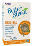 NOW Foods Better Stevia pakikesed, originaal - 100 pakki