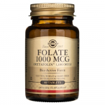 Solgar Folate 1000 mcg DFE (Metafolin&reg; 1000 mcg) - 60 tabletti
