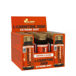 Olimp Nutrition L-karnitiin 3000 Extreme Shot, apelsini maitsega - 9 x 25 ml.