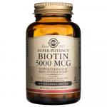 Solgar Biotin 5000 mcg - 50 taimekapslit