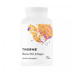 THORNE RESEARCH Betaiinvesinikkloriid ja pepsiin - betaiinvesinikkloriid ja pepsiin (450 kapslit).