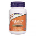 Now Foods Probiotic-10, 25 miljardit - 50 k&ouml;&ouml;giviljakapslit