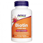 Now Foods Biotin 5000 mcg - 120 taimekapslit