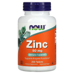 NOW Foods Tsink, 50 mg - 250 tabletti