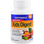 Enzymedica Kids Digest, puuviljapunch - 60 n&auml;rimistabletti