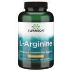 SWANSON L-arginiin 500 mg (200 kapslit).