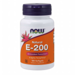 NOW FOODS E-vitamiin 200 R&Uuml; (100 kapslit)