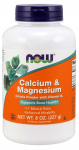NOW FOODS kaltsium ja magneesium (227 g)