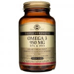 Solgar kolmekordse tugevusega oomega-3 950 mg - 50 pehmet kapslit