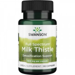 "SWANSON t&auml;isspektriga piimaohakas" 500 mg - priimula (30 kapslit).