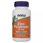 Now Foods tsinkpikolinaat 50 mg - 120 taimekapslit