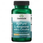 Swanson AjiPure L-arginiin L-tsitrulliiniga - 60 kapslit