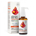 AURA HERBALS D3-vitamiin + K2mk7 MCT-&otilde;lis (50 ml)
