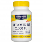 Healthy Origins D3-vitamiin 2000 R&Uuml; - 240 pehmet kapslit