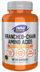 NOW Foods hargnenud ahelaga aminohapped - 120 kapslit