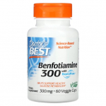 Doctor's Best benfotiamiin koos BenfoPure'iga, 300 mg - 60 kapslit
