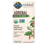Garden of Life Mykind Adrenal Daily Balance - 120 vegan tabletti