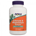 Now Foods kaltsium ja magneesium - 120 pehmet kapslit