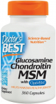 Doctor's Best gl&uuml;kosamiini kondroitiin MSM koos OptiMSM-iga - 360 kapslit