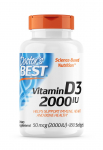 DOCTOR'S BEST D3-vitamiin 2000 R&Uuml; 50 mcg (180 kapslit)