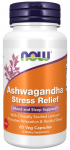 NOW Foods Ashwagandha stressi leevendaja - 60 kapslit