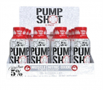 5% toitev Pump Shot, Tropical Punch (EAN 850038929596) - 12 x 59 ml.