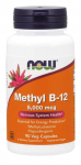 NOW Foods Met&uuml;&uuml;l B-12, 5000mcg - 90 kapslit