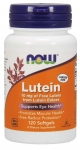 NOW FOODS Luteiin 10 mg (120 kapslit)