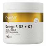 OSTROVIT Omega 3 D3+K2 (180 kapslit)