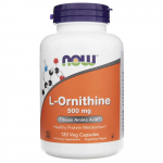 Now Foods L-ornitiin 500 mg - 120 taimekapslit