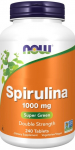 NOW FOODS ECO Spirulina 1000 mg (240 tabletti)