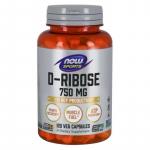 Now Foods D-riboos 750 mg - 120 kapslit