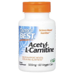 Doctor's Best atset&uuml;&uuml;l-L-karnitiin, 500 mg - 60 kapslit