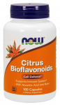NOW FOODS Tsitruselised bioflavonoidid + C-vitamiin + rutiin (100 kapslit).