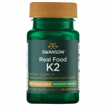 SWANSON K2-vitamiin looduslik 200 mcg (30 kapslit).